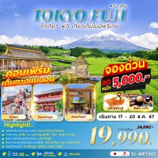 SL-NTR001 :TOKYO-FUJI เที่ยวเต็มไม่มีฟรีเดย์ 4D3N