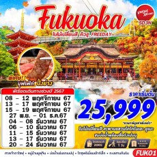 GS FUK01 FUKUOKA AUTUMN ใบไม้เปลี่ยนสี คิวชู (FREEDAY)